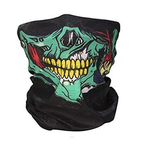 スカル フェイス マスク ネックウォーマー ドクロ 骸骨 フェイスカバー
