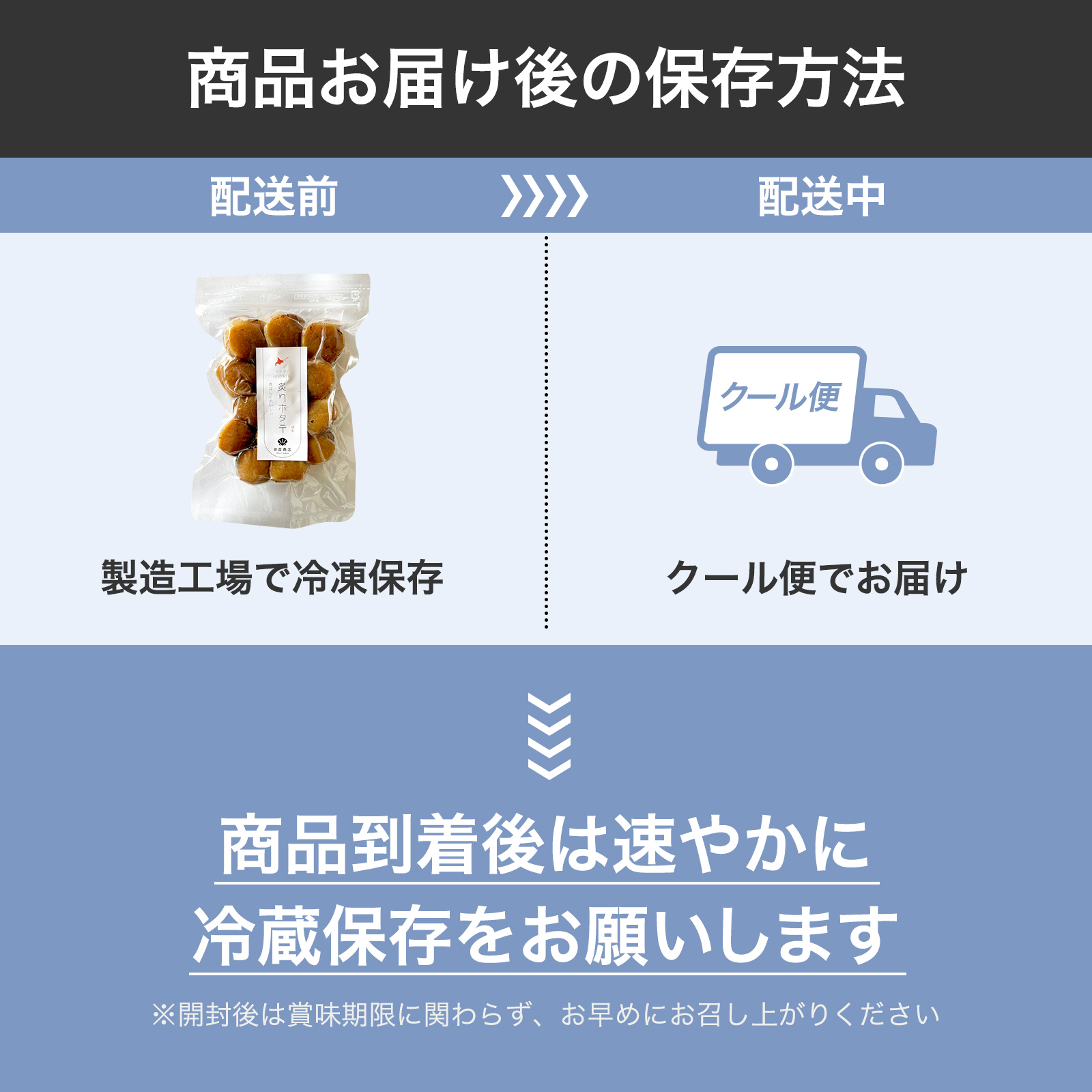 炙りホタテ貝柱佃煮