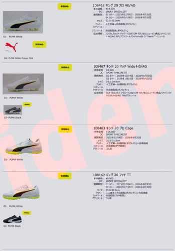 あぴページ 特価】プーマ キング 20 マッチ TT PUMA サッカー フットサル
