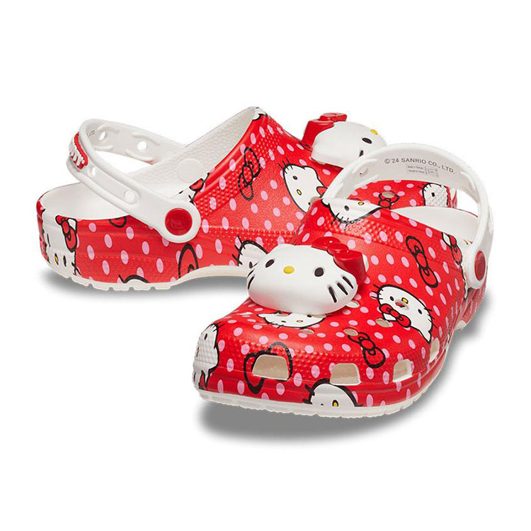 クロックス crocs HelloKittyRedClassicClog 210575-90H レデ...