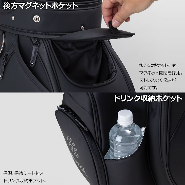 ムジーク ウォータープルーフ キャディバッグ MCB-2021WP WATER PROOF CART BAG