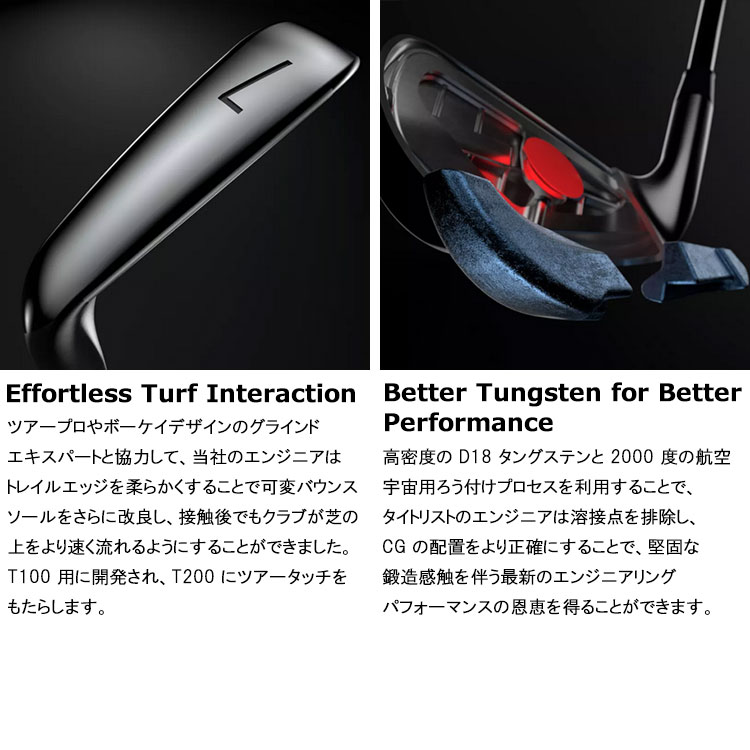 Titleist（タイトリスト） 2023モデル T200 アイアン 6本セット 日本