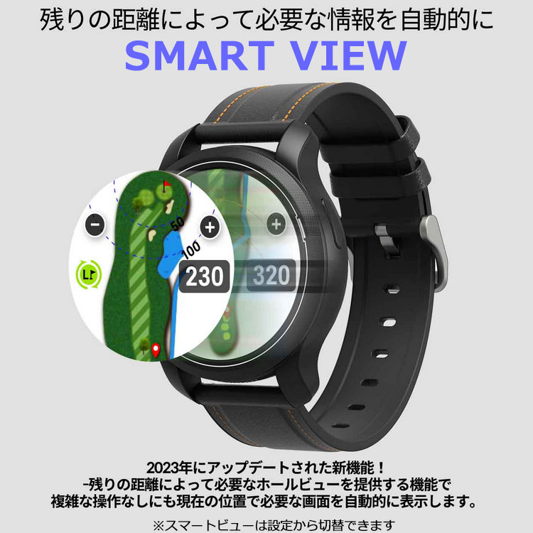 ゴルフバディ GOLFBUDDY aim W12 GPSゴルフナビ 腕時計型 GOLFZON 日本 