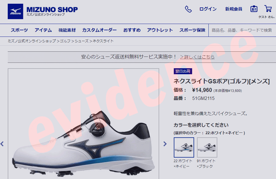 ミズノ MIZUNO ゴルフ ネクスライトGSボア(ゴルフ) シューズ メンズ