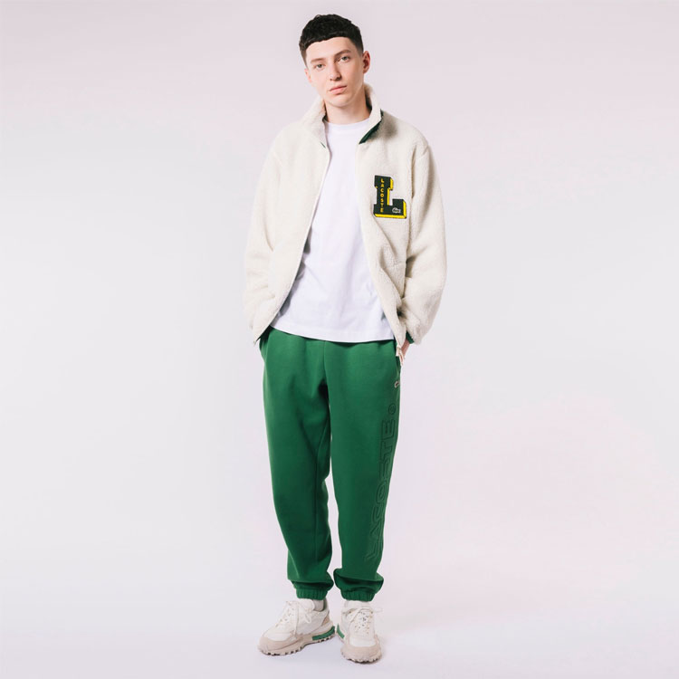 LACOSTE（ラコステ） Lワッペンシェルパフリースジャケット メンズ