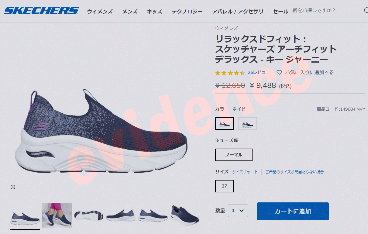 SKECHERS スケッチャーズ ARCH FIT DLUX-KEY JOURNEY 149684-BLK
