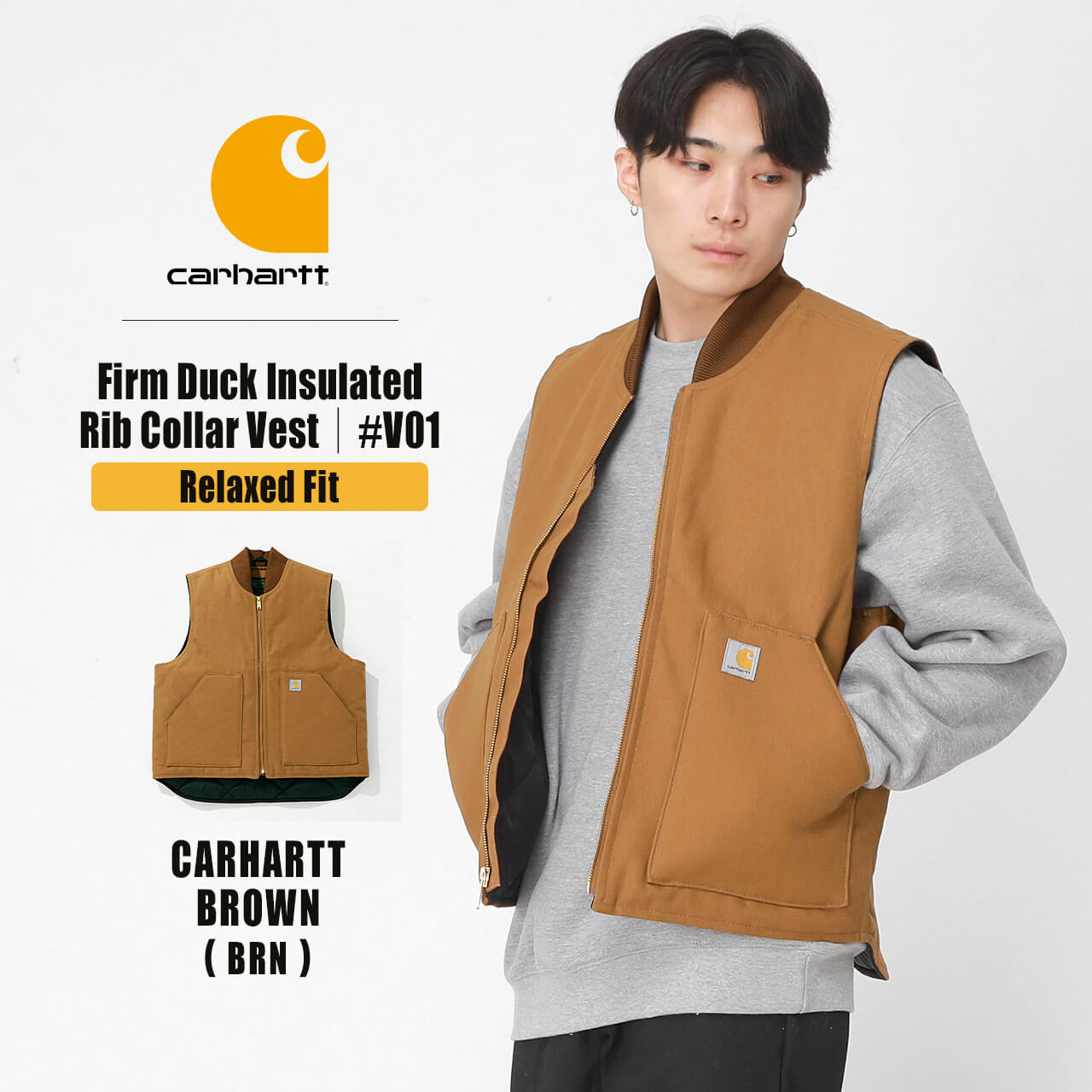 Carhartt カーハート ベスト メンズ 大きいサイズ ダック ワークベスト 裏地 大きめ 袖なし ブランド アメカジ カジュアル USAモデル  carhartt-106676 : carhartt-106676 : freshbox - 通販 - Yahoo!ショッピング