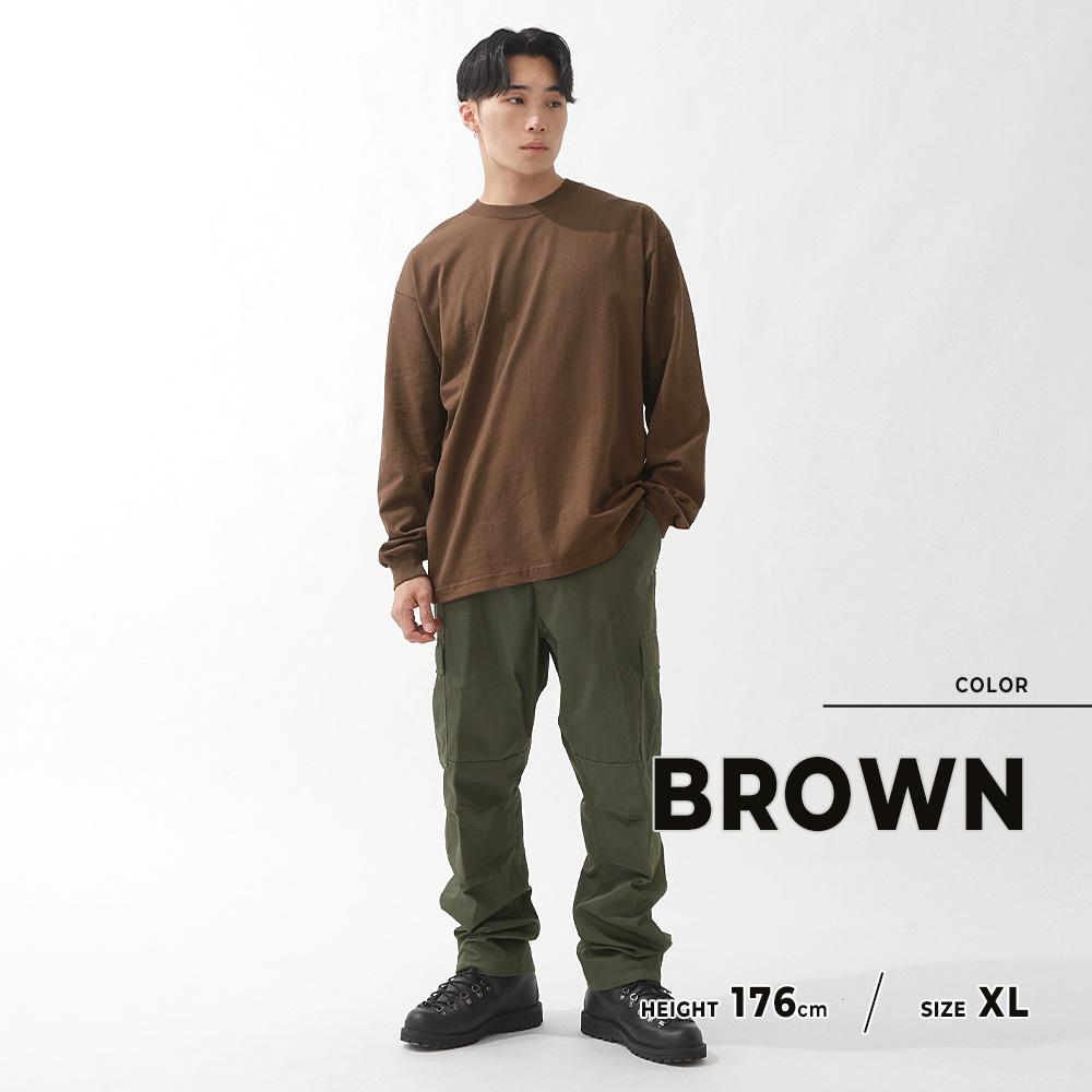 PRO CLUB プロクラブ ロンT メンズ 大きいサイズ 無地 Tシャツ 長袖 コンフォート 5.9オンス ブランド アメカジ カジュアル 119 USAモデル 【メール便可】 | PRO CLUB | 05