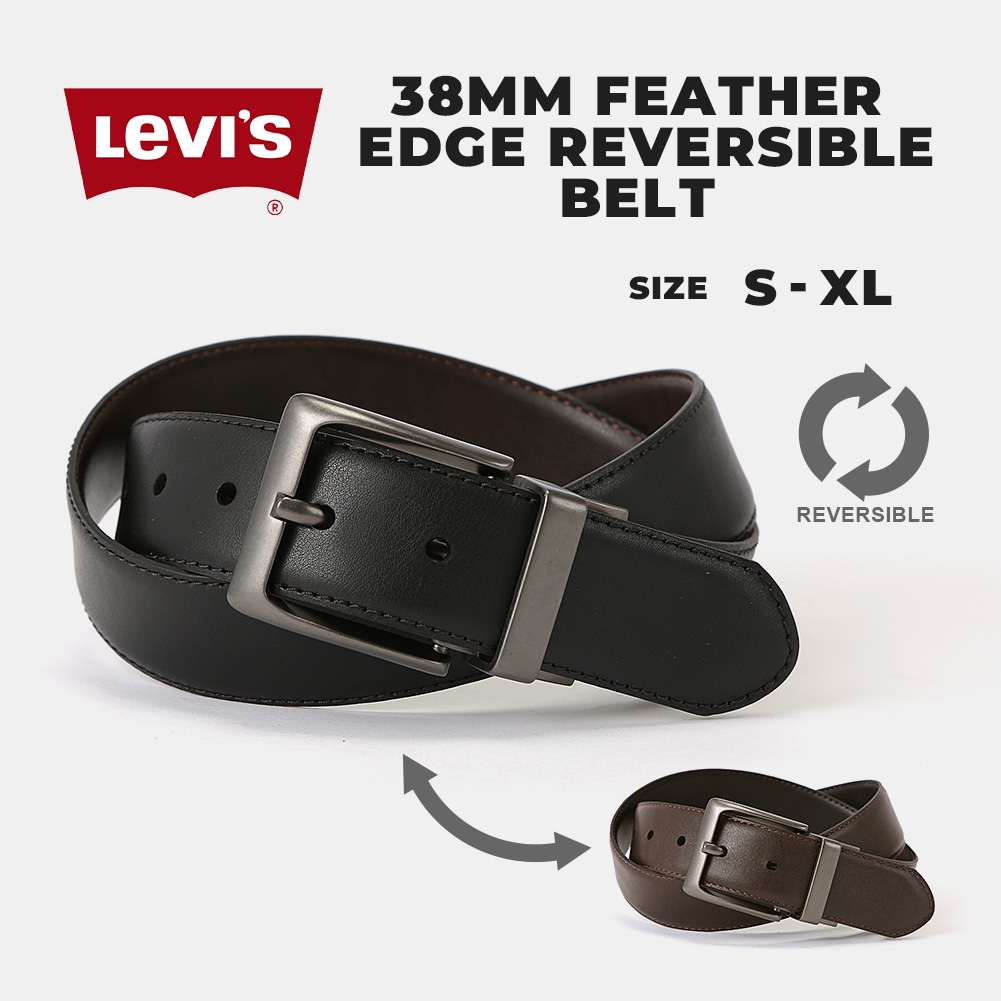 Levi's（リーバイス） ベルト メンズ ビジネス リバーシブル フェイク