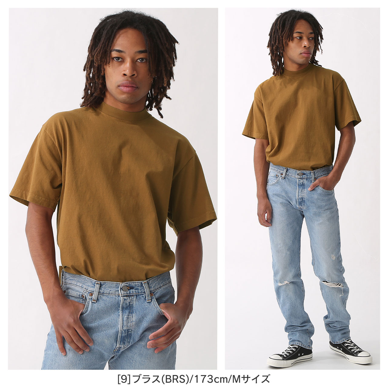 LOS ANGELES APPAREL（ロサンゼルスアパレル） Tシャツ 半袖 6.5オンス 