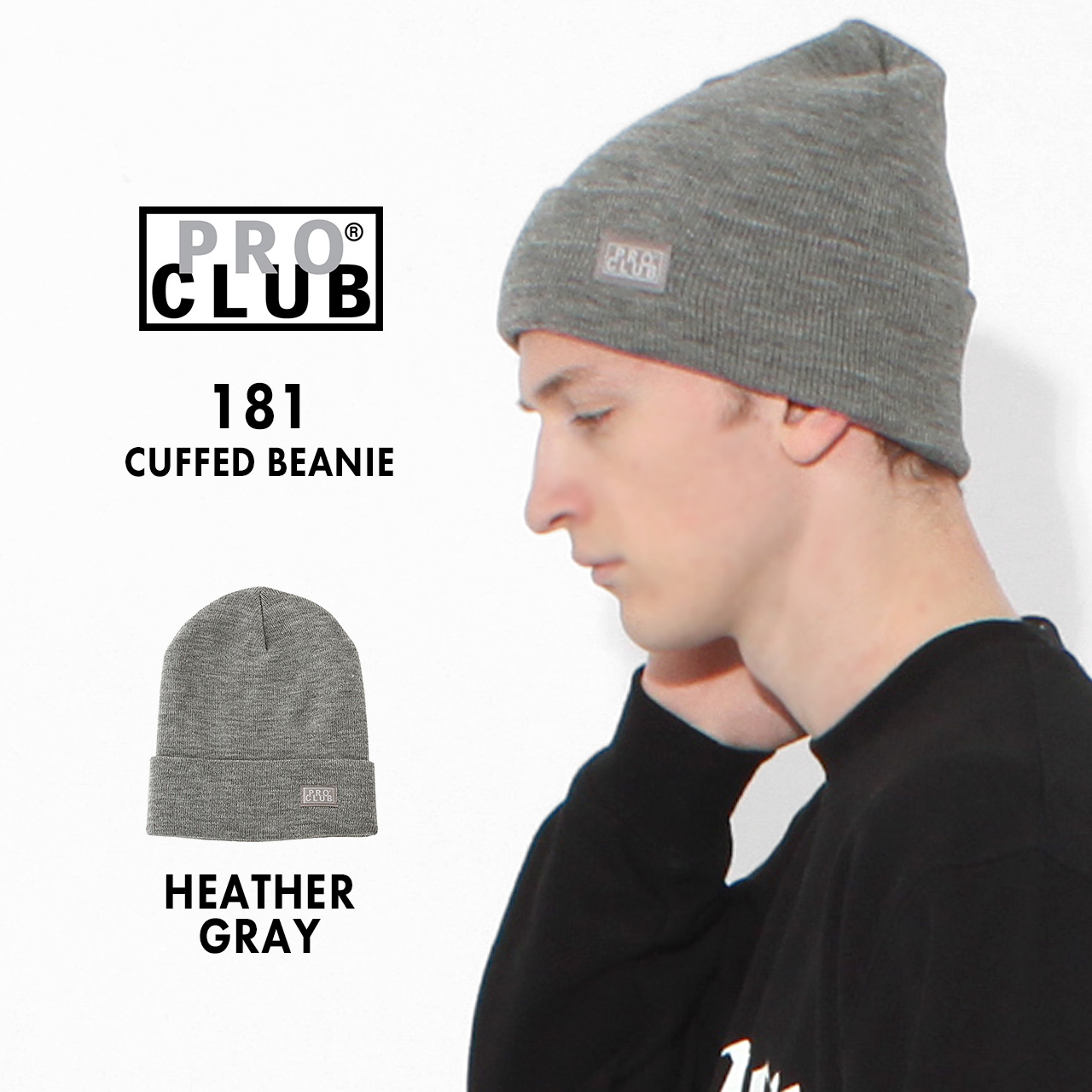 PRO CLUB（プロクラブ） ニット帽 メンズ ブランド ニットキャップ