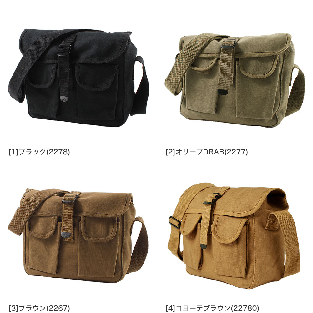 Maroko 　ショルダーバック　メッセンジャー　2点 ROTHCO ロスコ バッグ メッセンジャーバッグ キャンバス