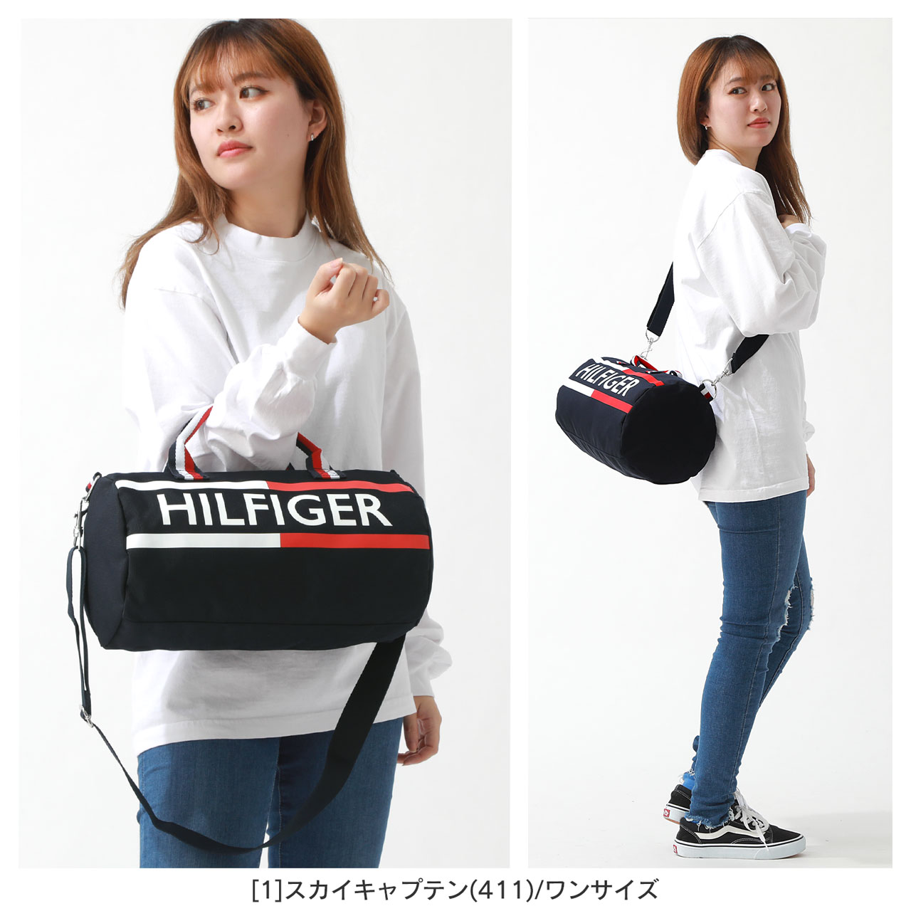 TOMMY HILFIGER トミーヒルフィガー ミニボストン バッグ メンズ 2WAY 