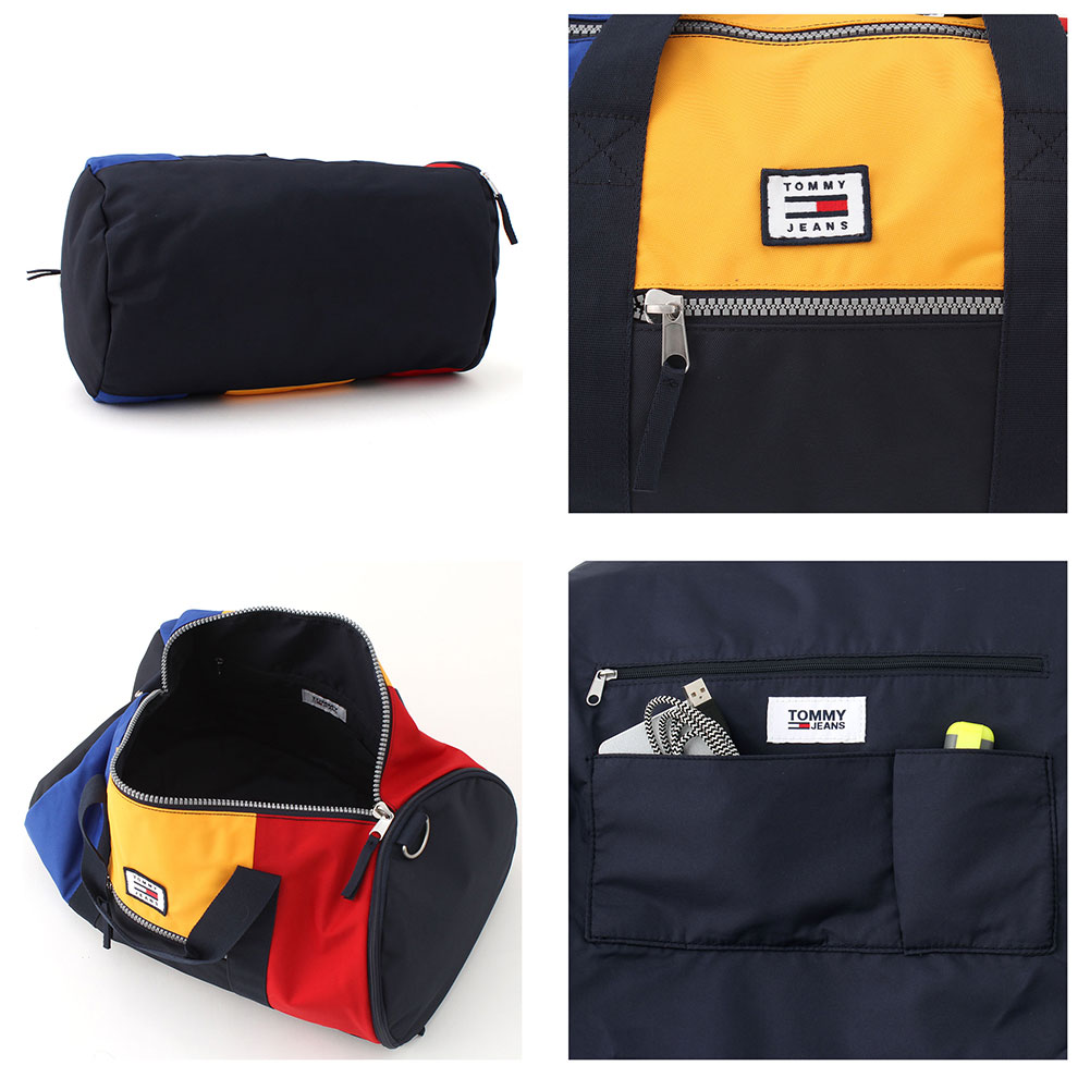 Tommy hilfiger colorblock online duffle bag