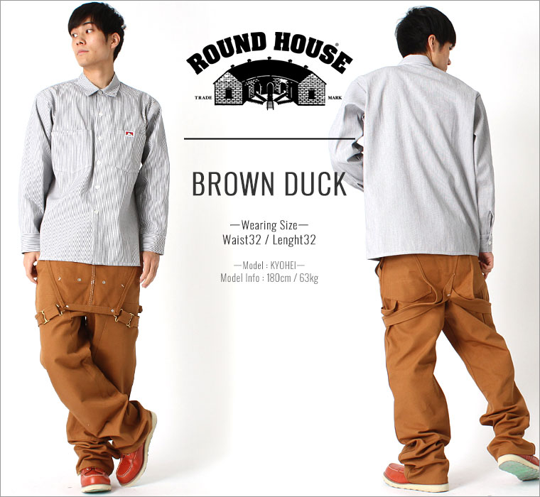 ROUND HOUSE（ラウンドハウス） オーバーオール デニム ジーンズ
