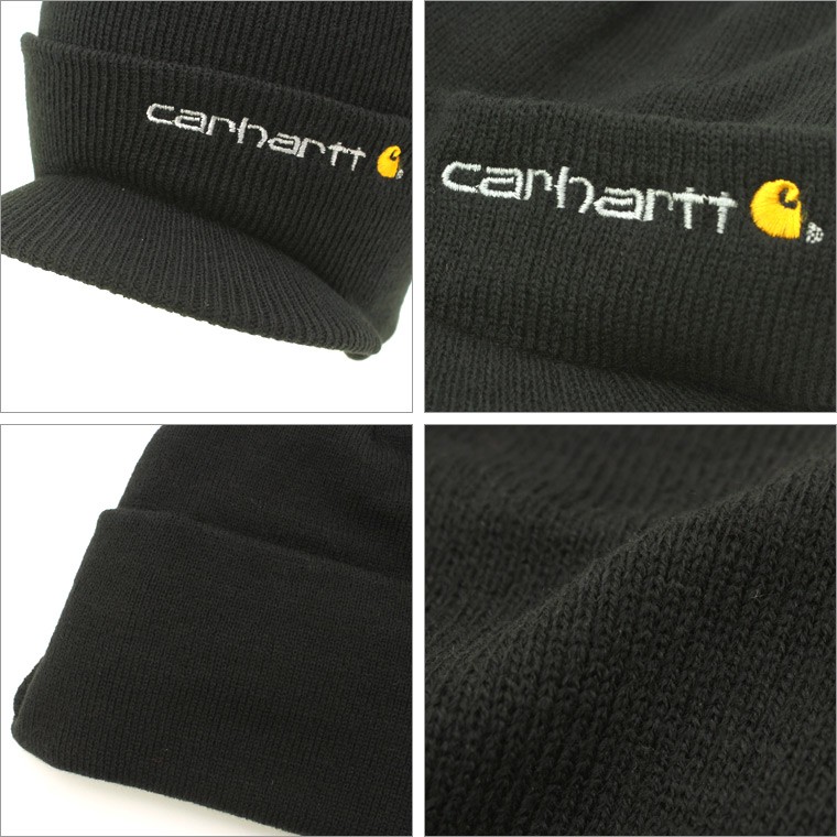 freshbox - Carhartt カーハート ニット帽 メンズ ブランド ニットキャップ つば付き ニットキャップ メンズ 帽子