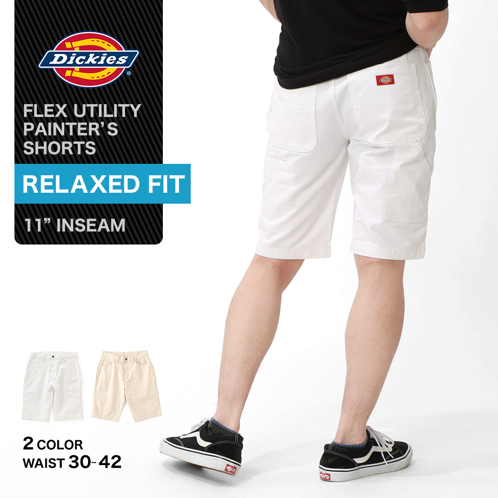 dickies ペインターパンツ 38 ホワイト 白パンツ ディッキーズ USA Dickies ディッキーズ パンツ メンズ 大きいサイズ ペインター