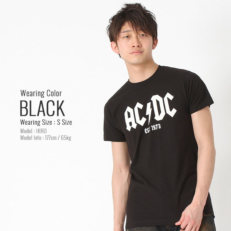 AC DC ロックTシャツ 半袖 メンズ プリント 大きいサイズ USAモデル 半袖Tシャツ バンドT ロゴT ミュージック【メール便可】  :impact-acdc31:freshbox - 通販 - Yahoo!ショッピング