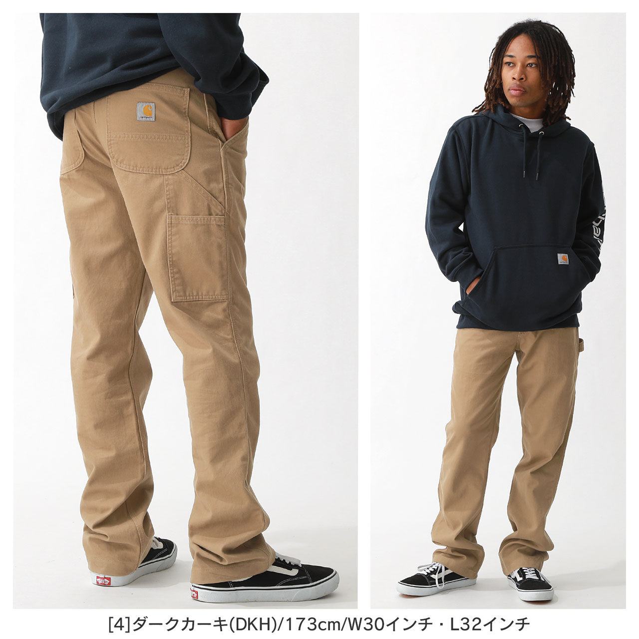 Carhartt カーハート ペインターパンツ メンズ ピーチスキン ウォッシュド 9.25オンス ワークパンツ 太め ワイド 大きいサイズ  USAモデル (carhartt-b324)