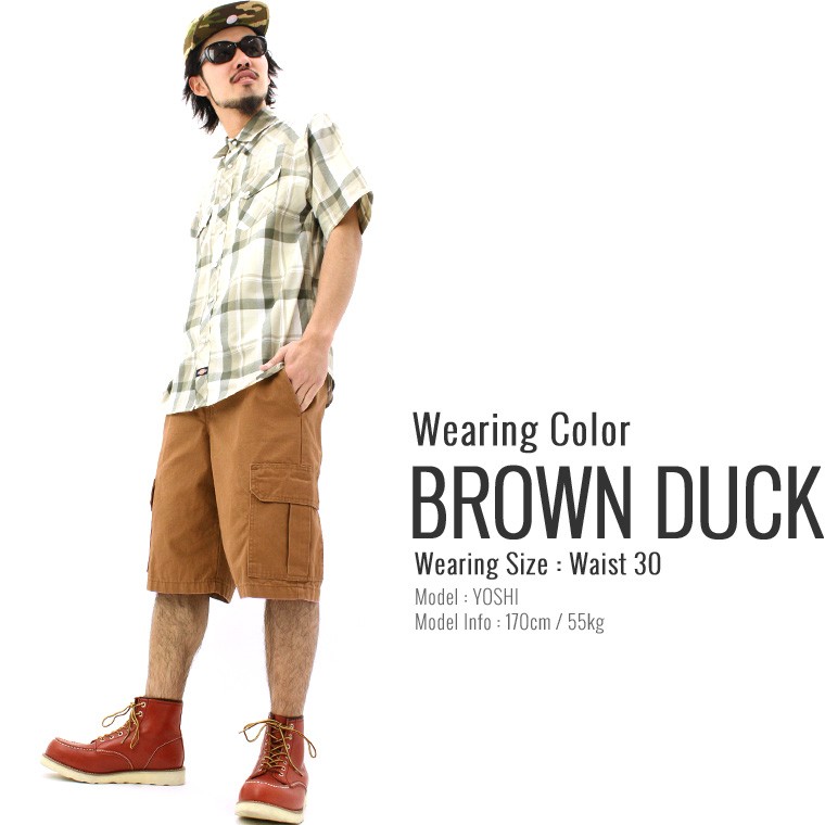 Dickies ディッキーズ ハーフパンツ ひざ下 ダック リラックス