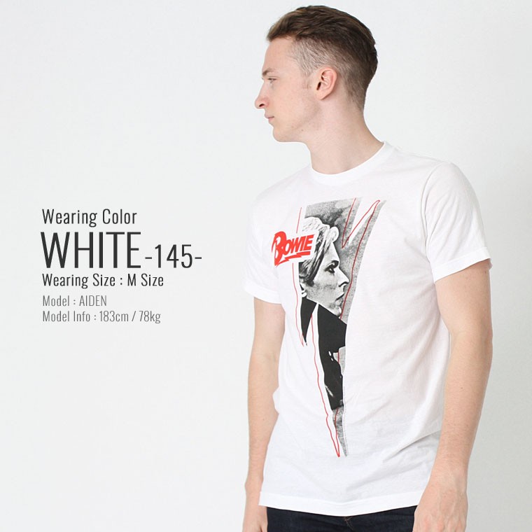 デヴィッド・ボウイ Tシャツ 半袖 メンズ プリント 大きいサイズ USA