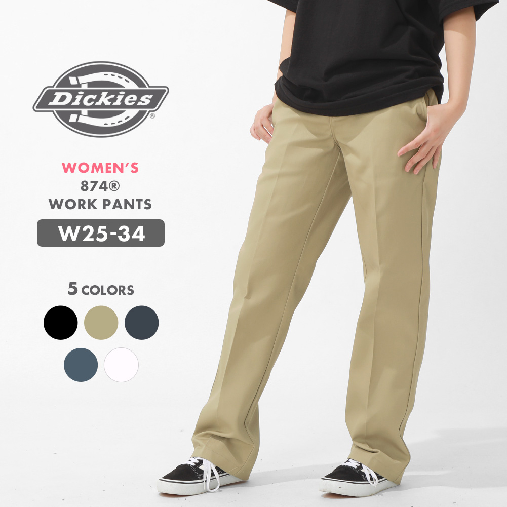 未着用Dickes スキニストレートカーゴパンツ 黒 Dickies（ディッキーズ） [レディース] パンツ 大きいサイズ 874