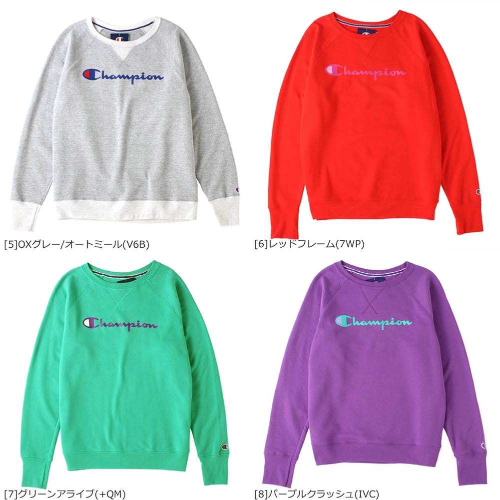 Champion [レディース チャンピオン トレーナー スウェット 長袖