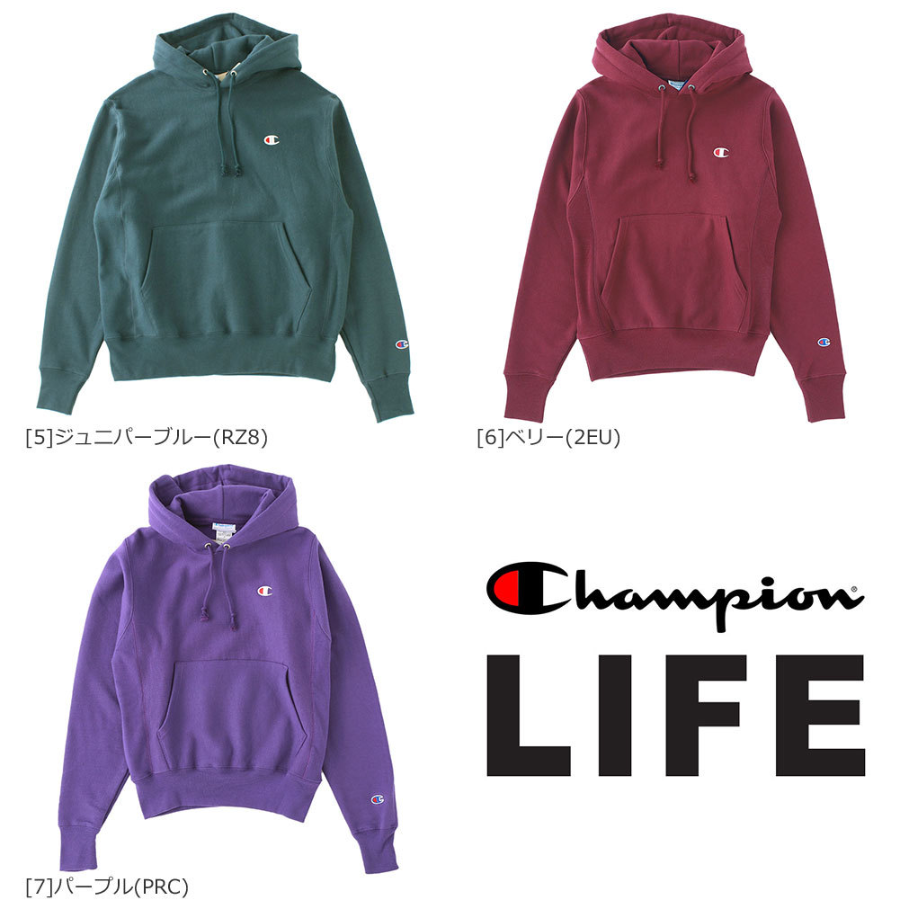 【送料無料】 チャンピオン パーカー メンズ 袖ロゴ 裏起毛 GF68 Y06145 XS-3XL Champion / 3L 4L 大きいサイズ  定番アイテム