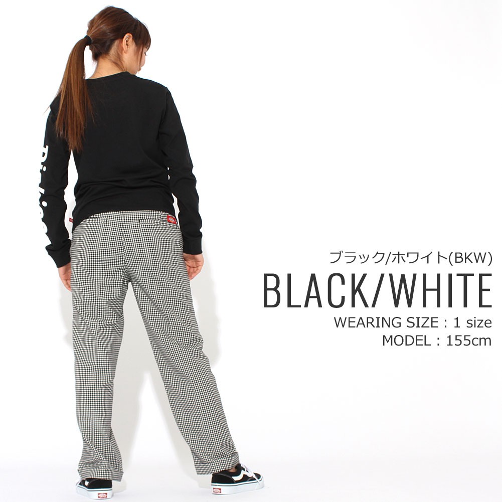 レディース ディッキーズ クロップドパンツ チェック柄 ストレッチ 大きいサイズ J5001BW USAモデル Dickies Girl ワークパンツ  アメカジ :dickies-j5001bw:freshbox - 通販 - Yahoo!ショッピング