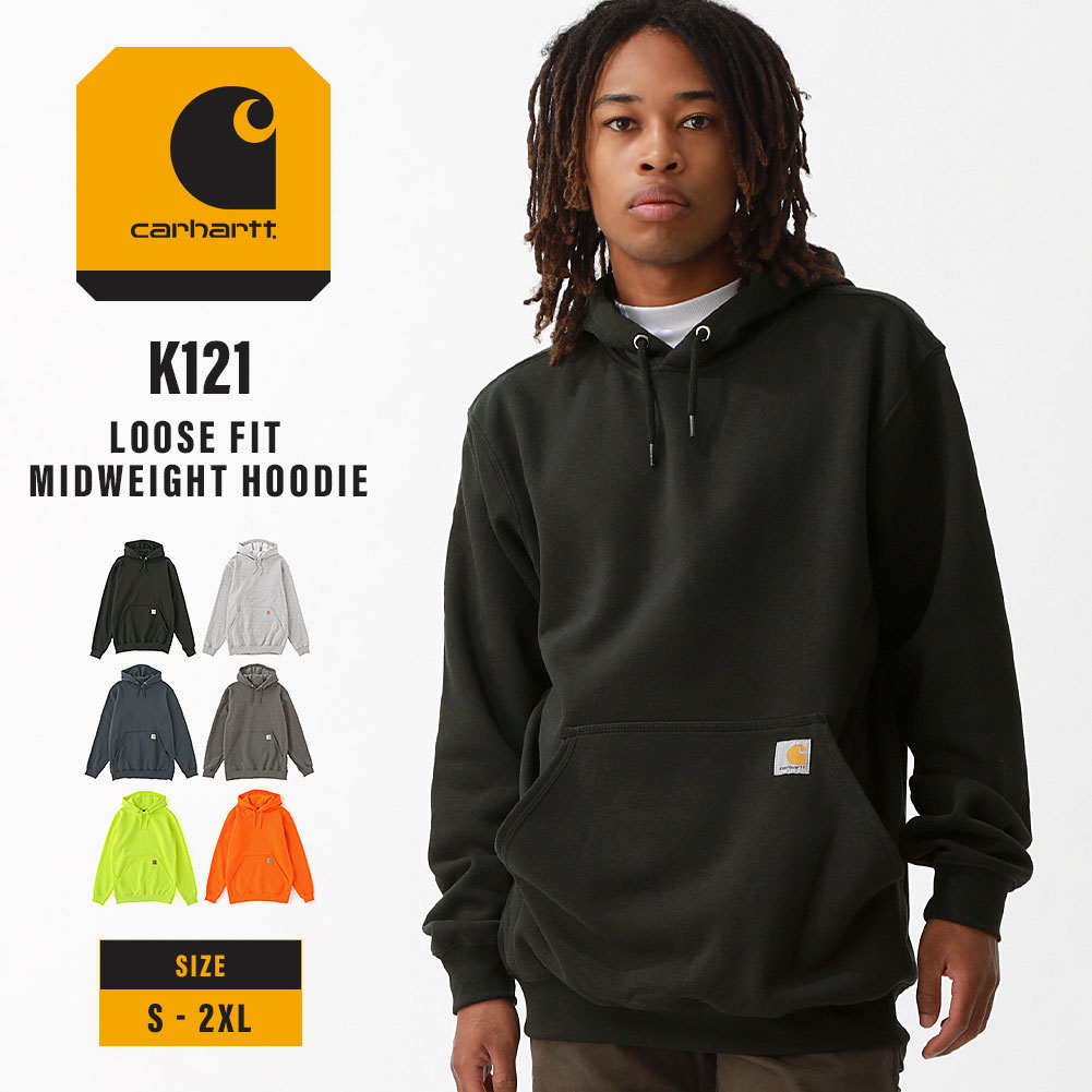 カーハート パーカー K121 プルオーバー メンズ 裏起毛 Carhartt 3L