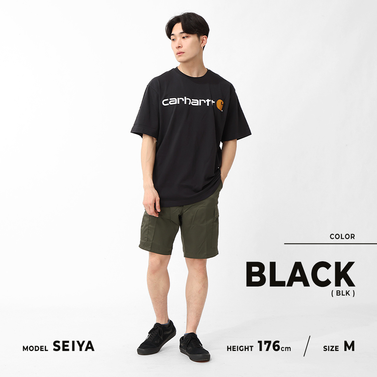 Carhartt カーハート Tシャツ 半袖 メンズ 厚手 K195 USAモデル
