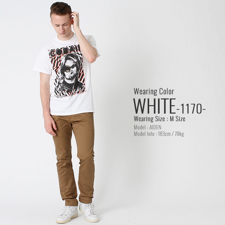 カート・コバーン Tシャツ 半袖 メンズ プリント USAモデル