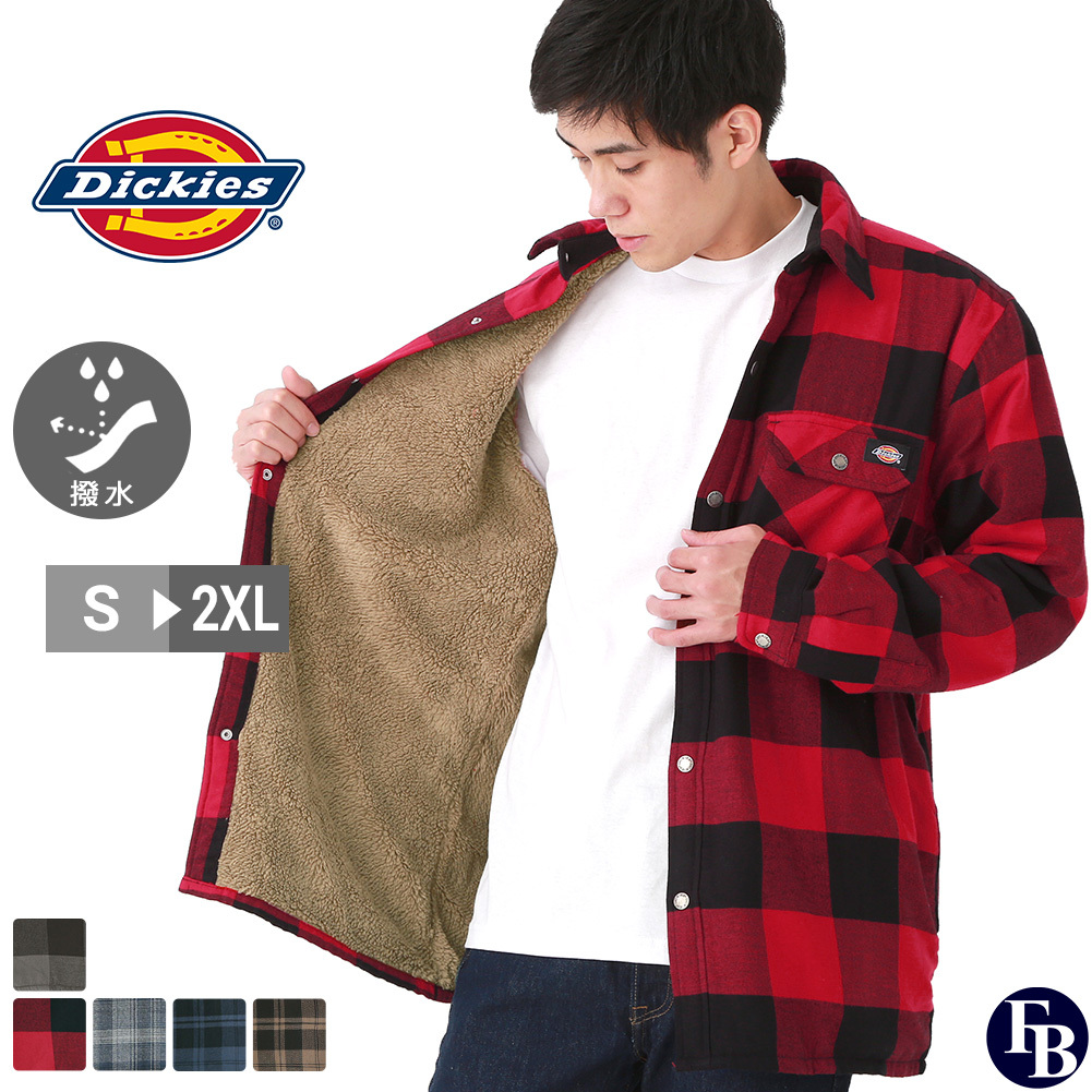 ディッキーズ ジャケット アウター メンズ 裏地付き チェック TJ210 Dickies 3L 大きさサイズ