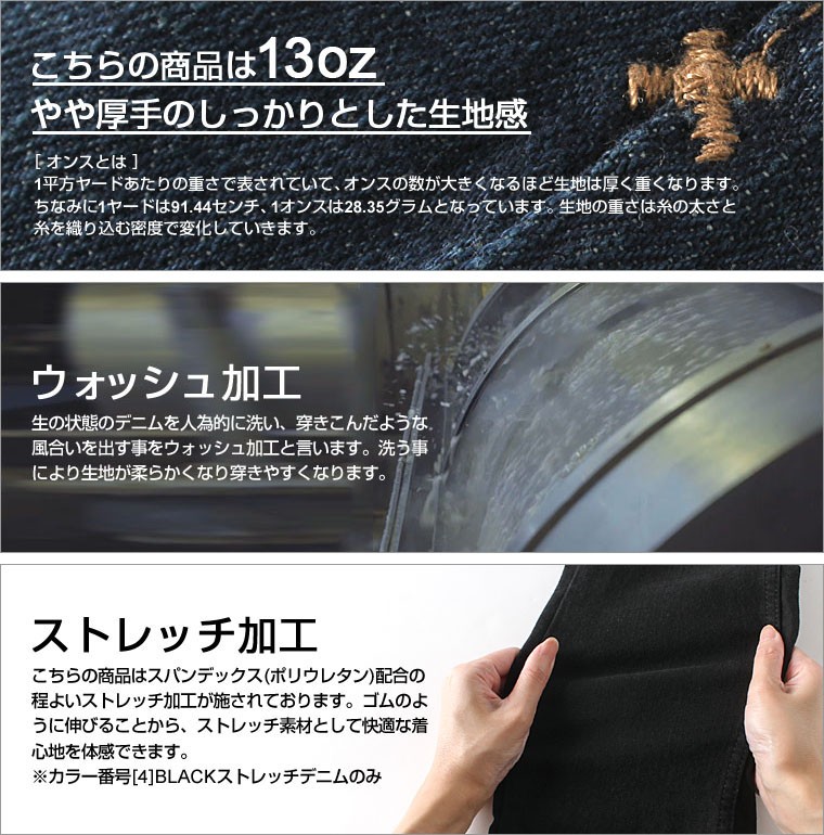 Dickies ディッキーズ デニムパンツ スリムフィット テーパード