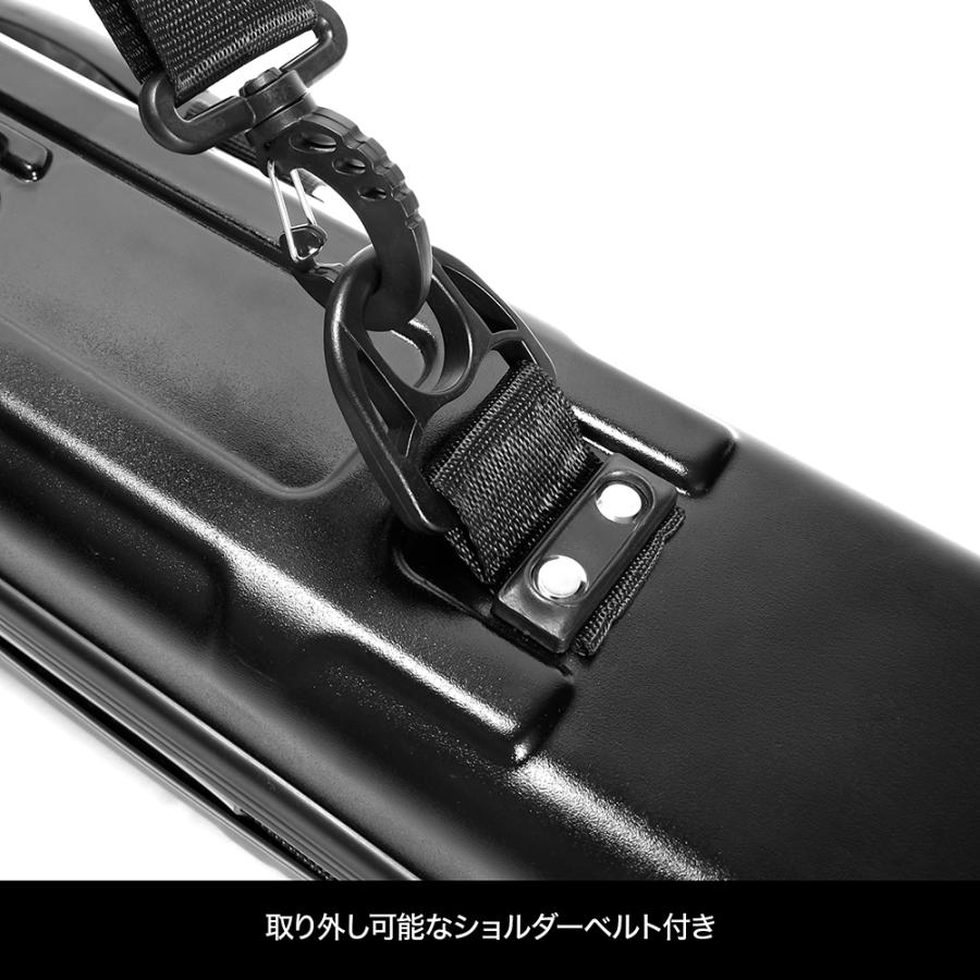 取り外し可能なショルダーベルト付き