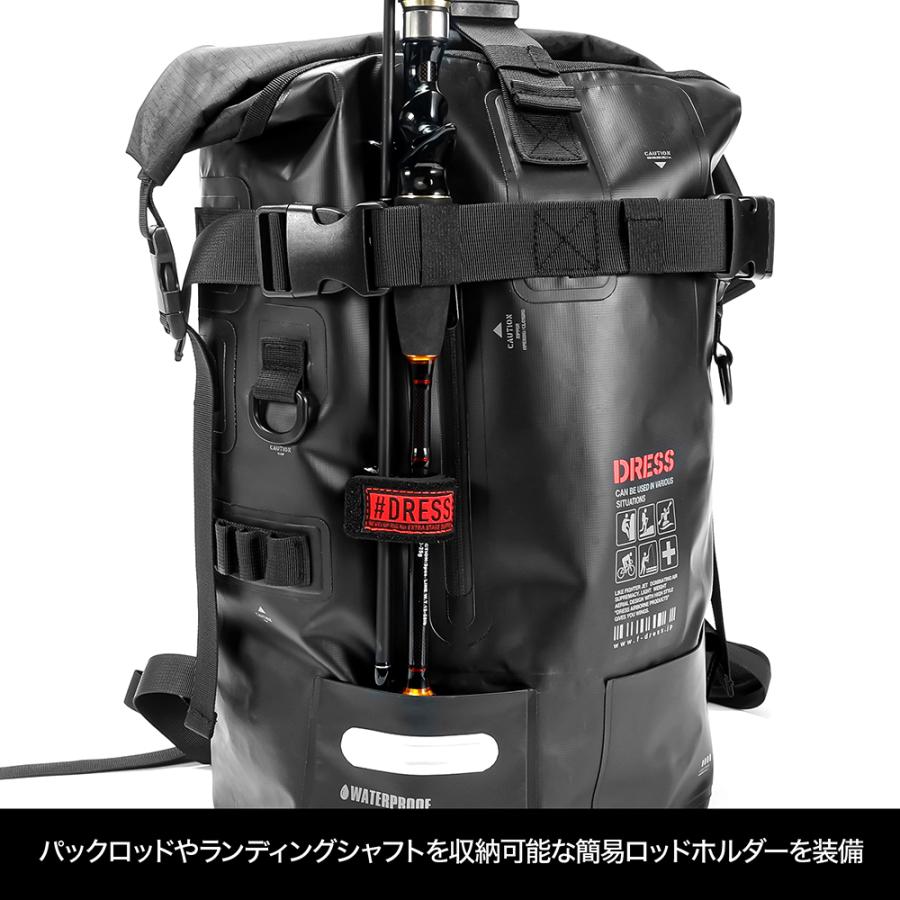 DRESS（釣り） DRESS 防水リュック｜メンズ 大容量 防水 25L