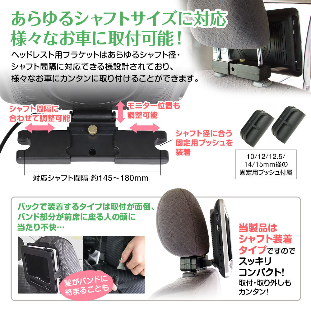 Dvdプレーヤー 10 1インチ ポータブル 車載 家庭用 Acアダプター リアモニター ヘッドレスト Hdmi Iphone スマートフォン Cprm Cd Sd Hrkit1012 Set1 Future Innovation 通販 Yahoo ショッピング