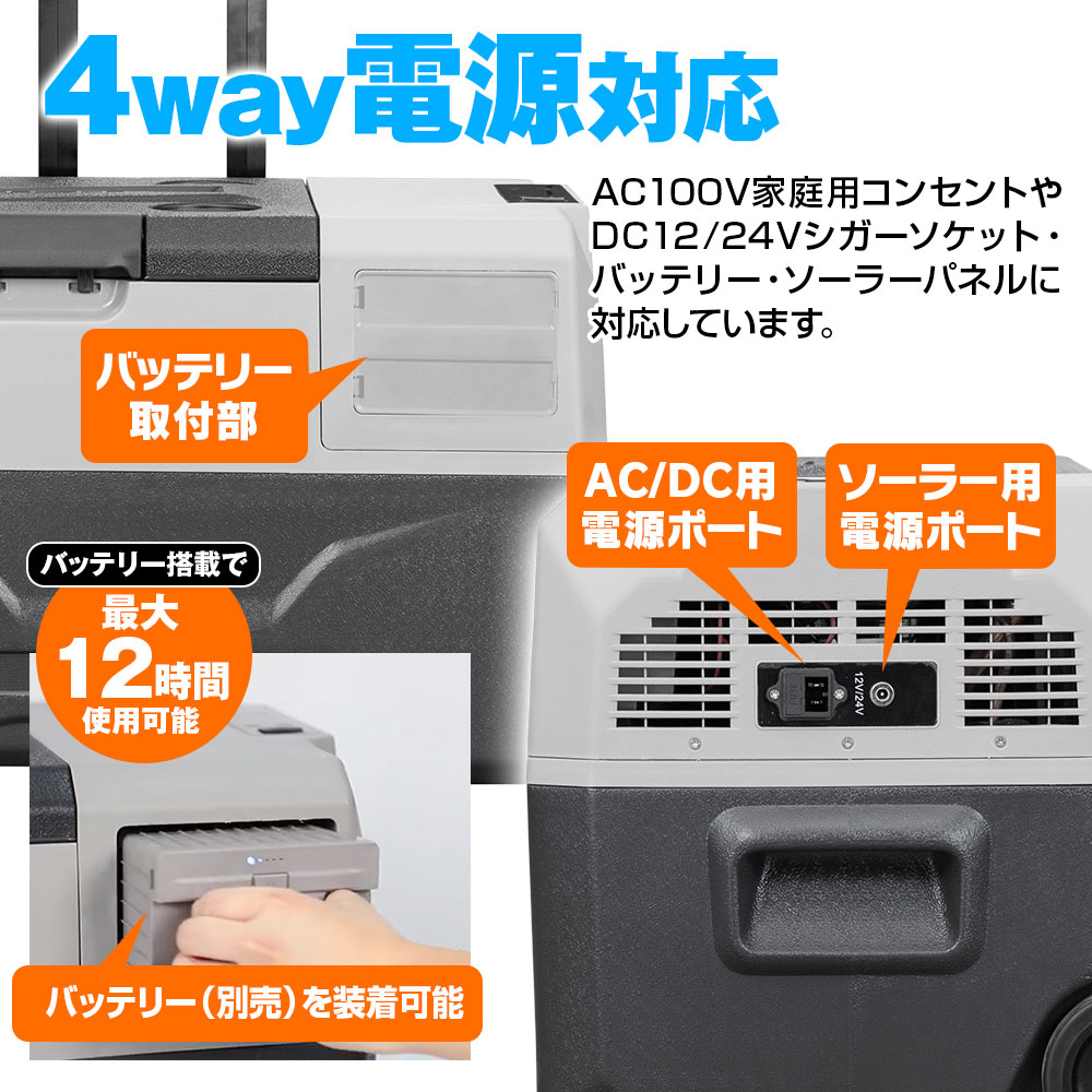 新品未使用 MAXWIN マックスウィン 車載 冷蔵庫 35L ポータブル 冷凍