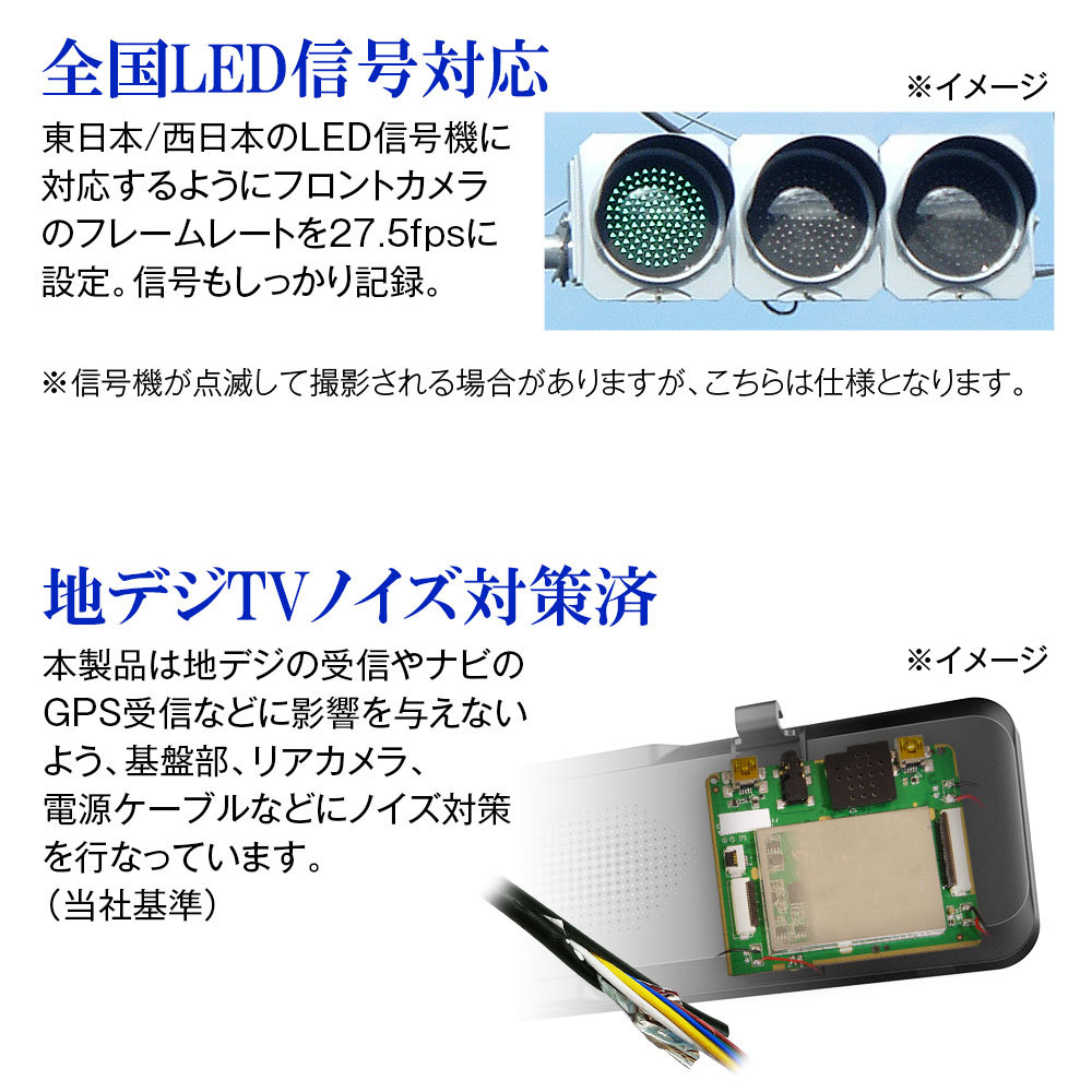 MAXWIN 再生品 ドライブレコーダー ミラー型 右ハンドル仕様
