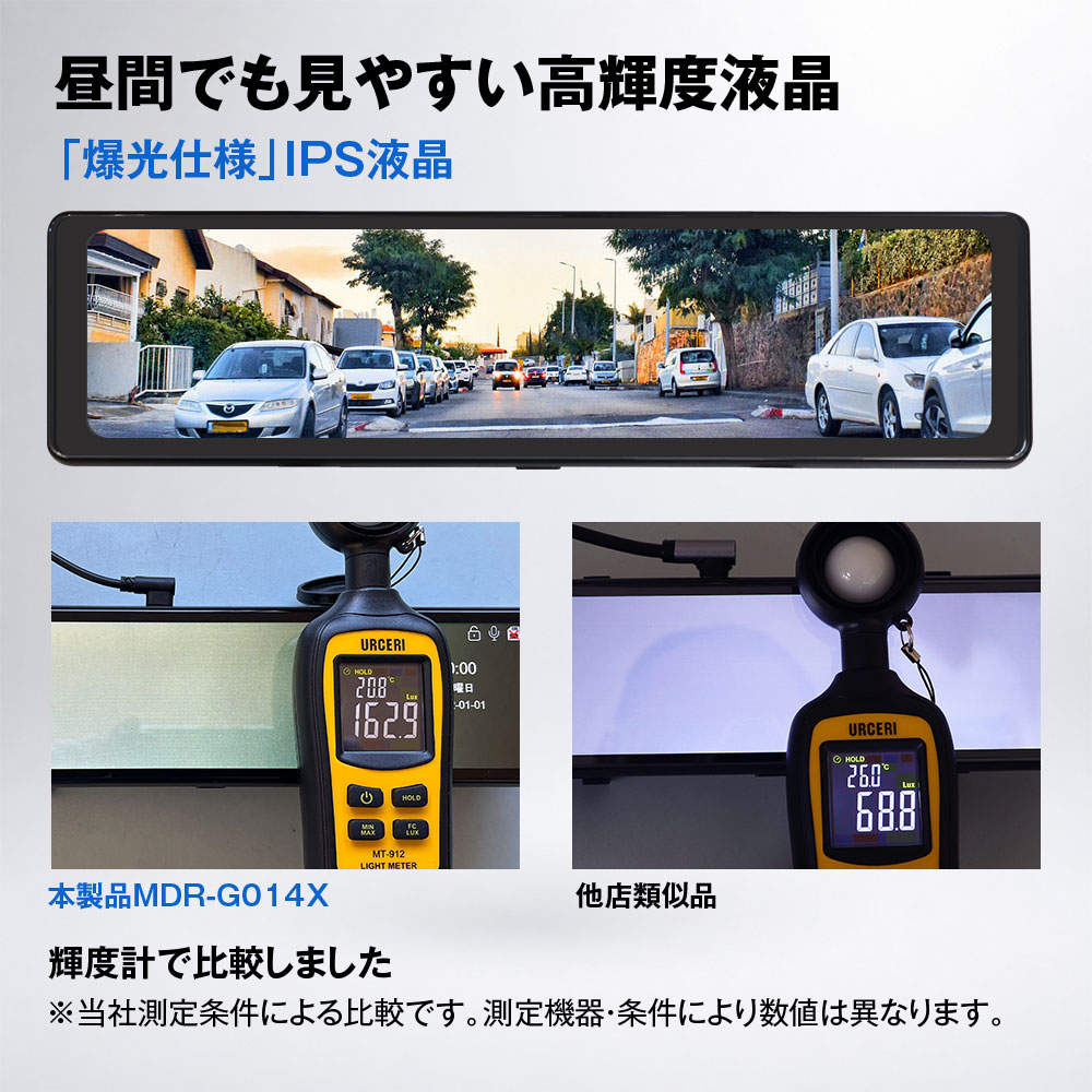 MAXWIN（マックスウィン） ドライブレコーダー ミラー 前後 2カメラ
