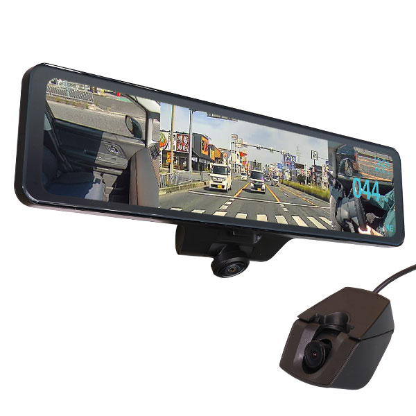 ドライブレコーダー ミラー 360度 2カメラ 全方位 リア 60fps 同時録画 車内 デジタルルームミラー デジタルミラー GPS Gセンサー | MAXWIN | 02
