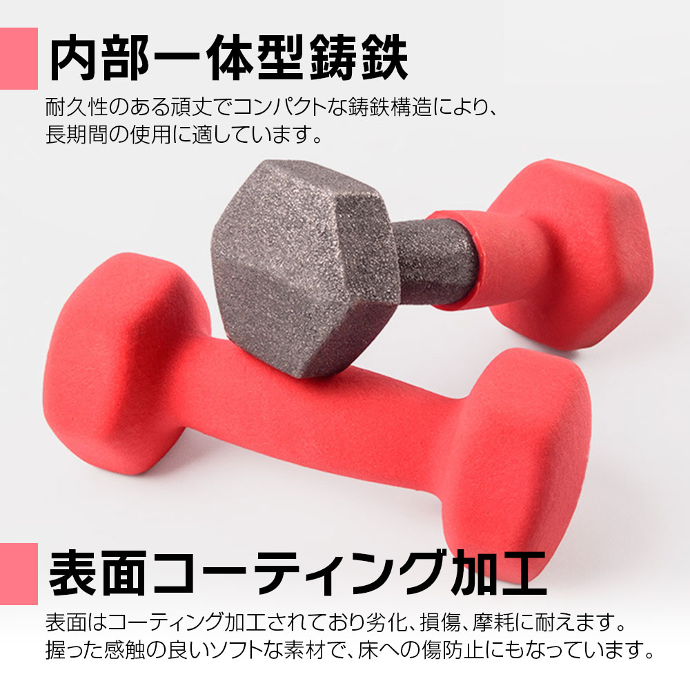 ダンベル 1kg 2個セット 鉄アレイ 筋トレ 筋力 トレーニング