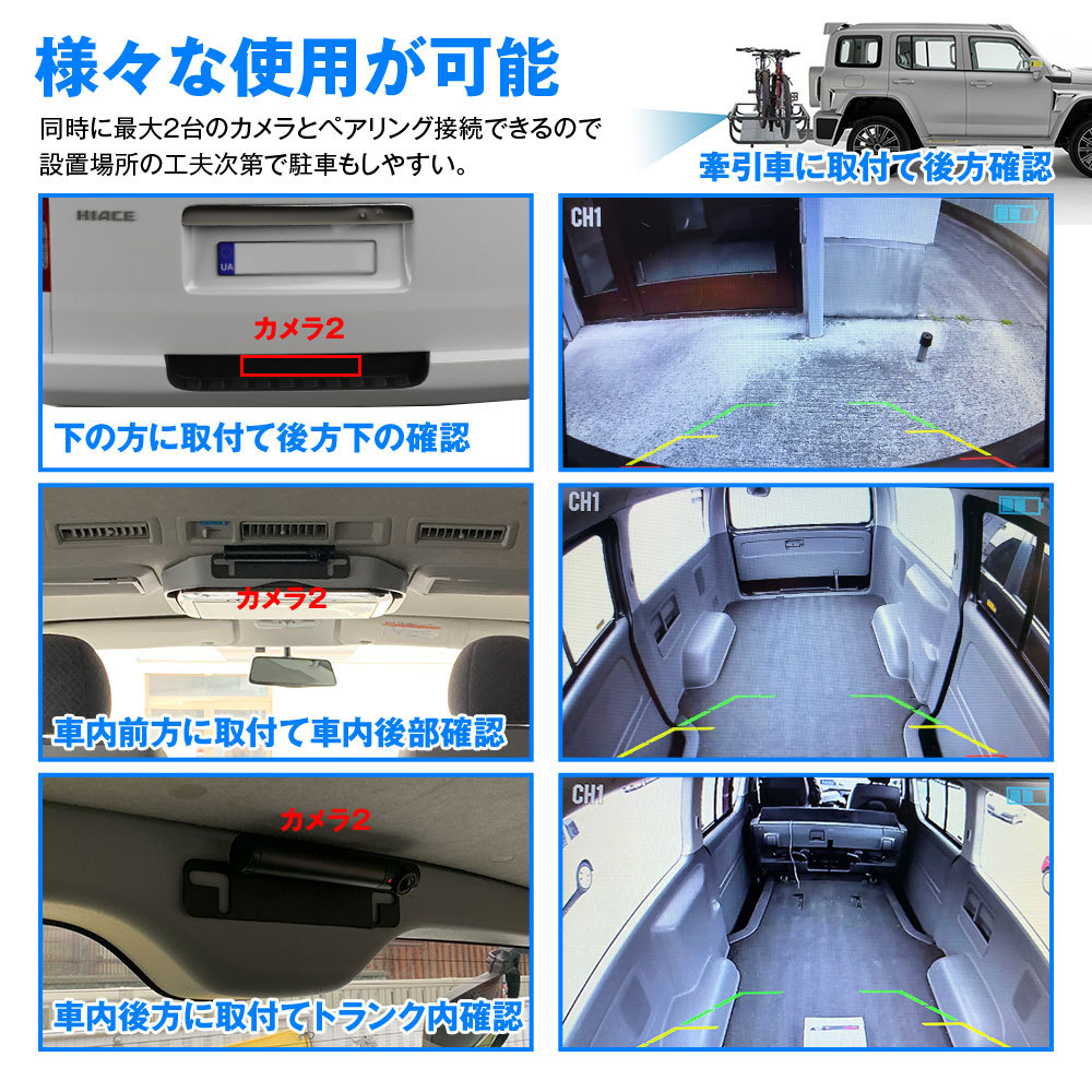 ワイヤレス バックカメラ モニター セット 5インチ オンダッシュモニター 無線 HD画像 暗視機能 バックカメラ付き ワイヤレスカメラ  :WTK-A002:Future-Innovation - 通販 - Yahoo!ショッピング