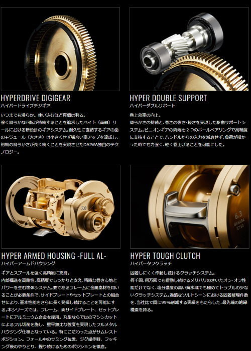 DAIWA（ダイワ） 21バサラ IC 150（右） : フィッシング カンパイ
