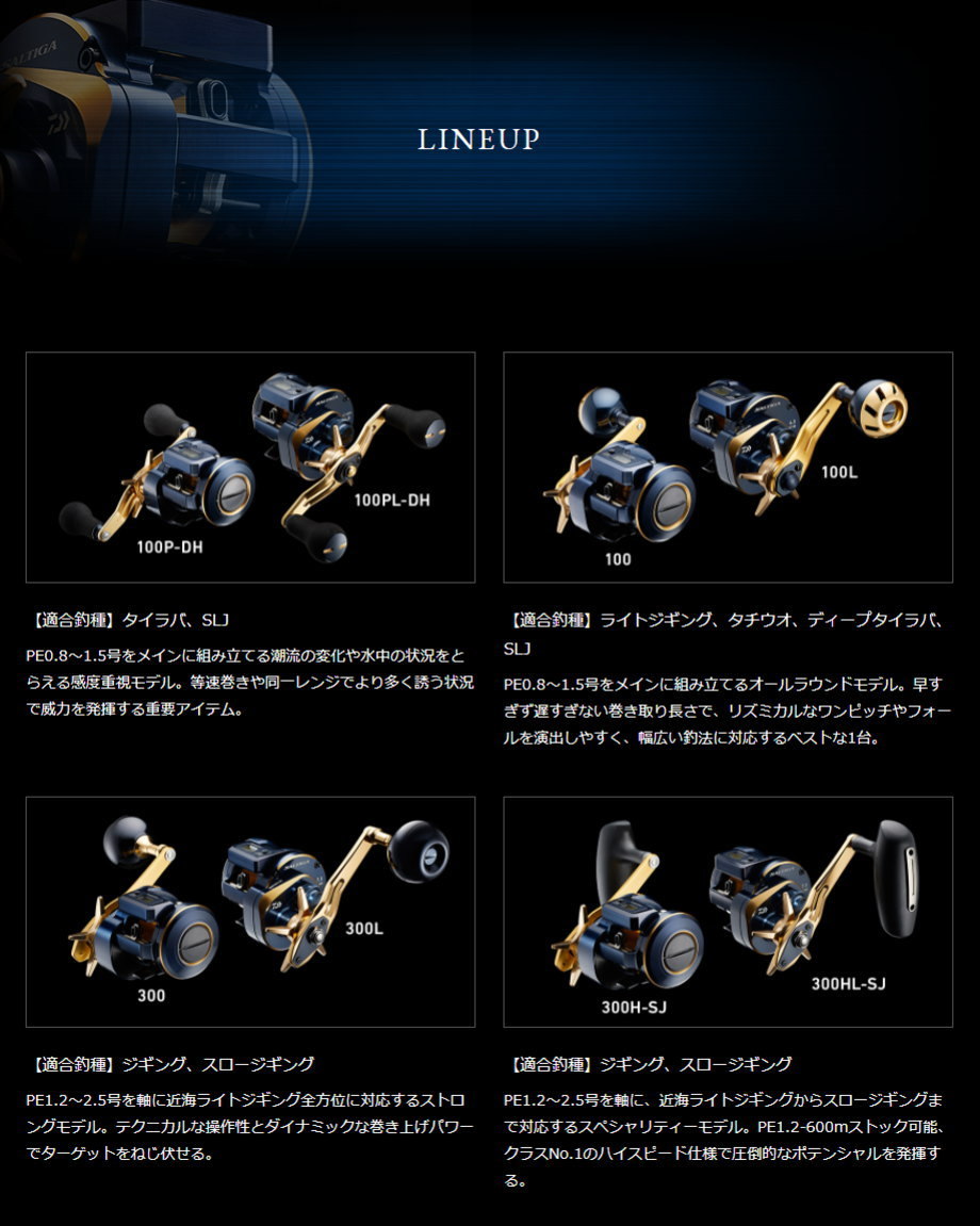 DAIWA（ダイワ） 21ソルティガ IC 100PL-DH : フィッシング カンパイ