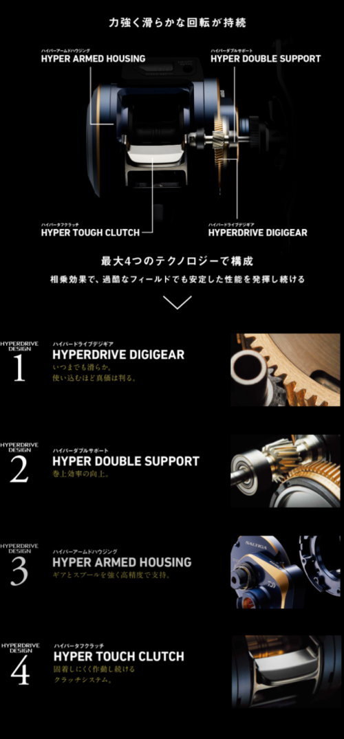 DAIWA（ダイワ） 21ソルティガ IC 300H-SJ : フィッシング カンパイ