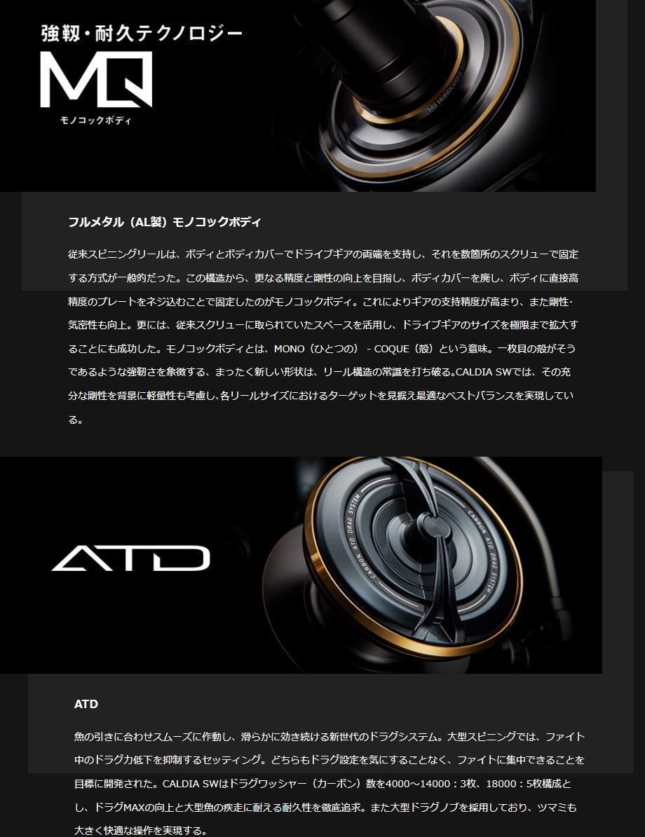 ダイワ 22 カルディア SW 4000D-CXH