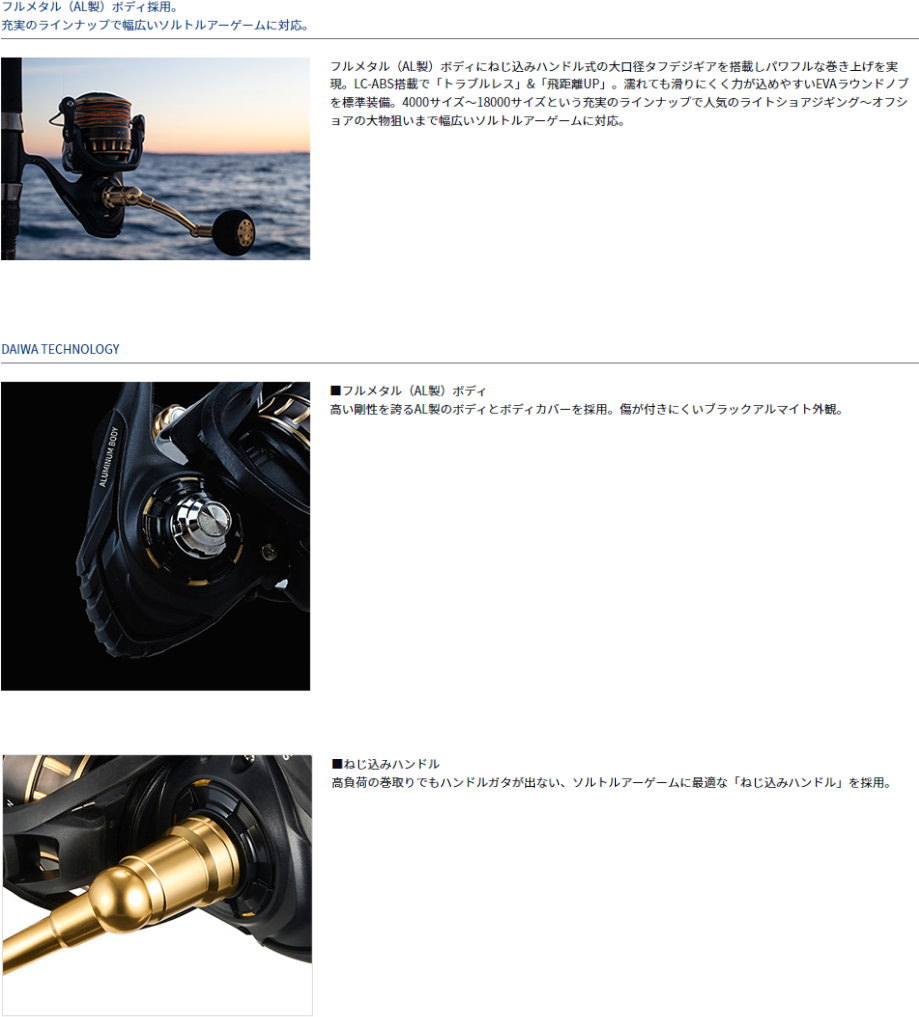 DAIWA（釣り） ダイワ 23BG SW 14000-H : フィッシング カンパイ