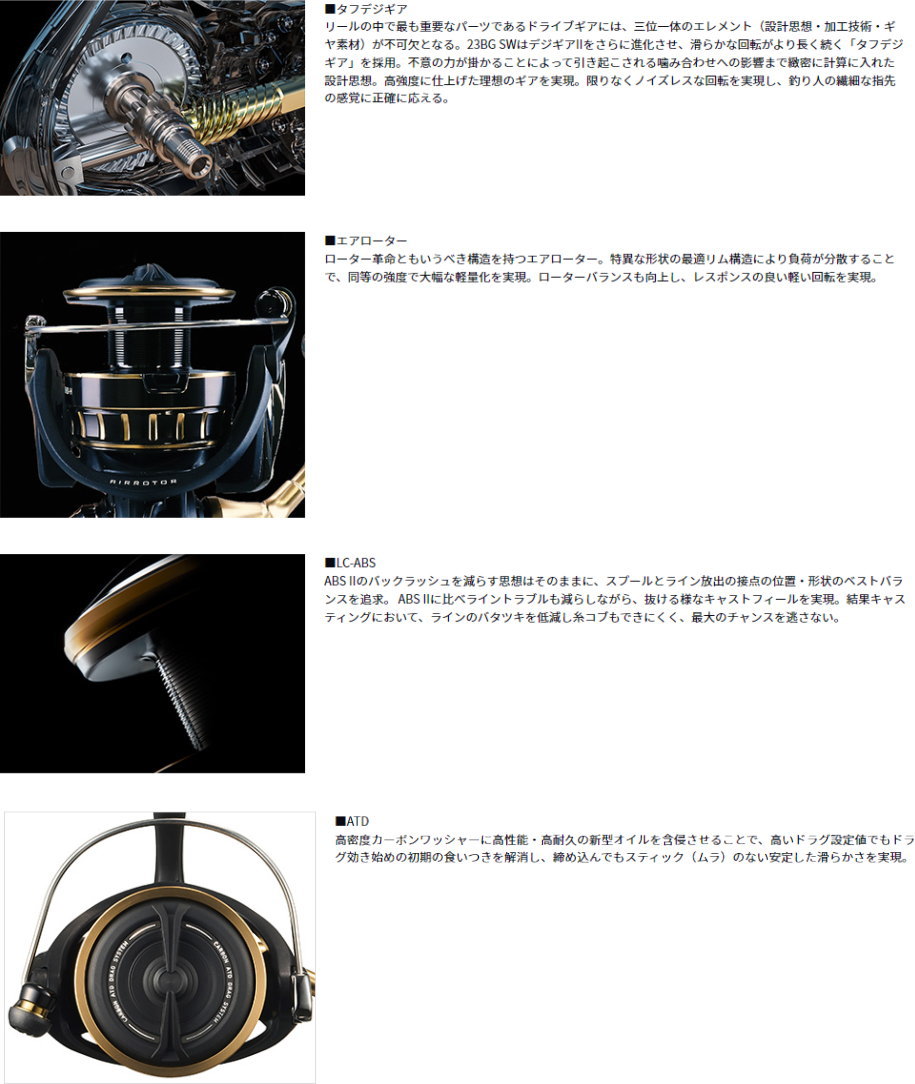 DAIWA（ダイワ） 23BG SW 8000-H : フィッシング カンパイ ヤフー店