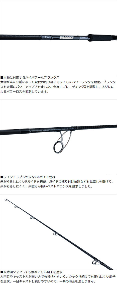 DAIWA（釣り） ダイワ ドラッガー X 96M : フィッシング